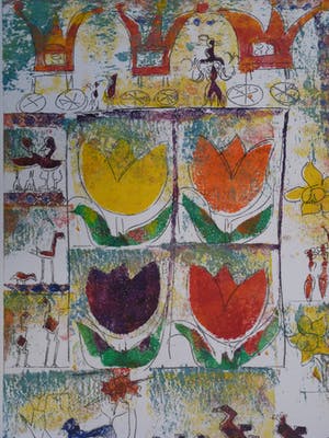 Lia van Leeuwen - Twee etsen zonder titel kopen? Bied vanaf 55!