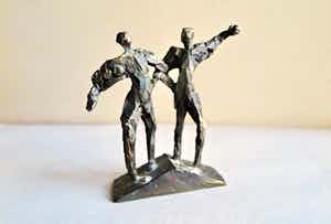 Astrid Veldhuyzen-Koppen - Vriendschap voor het leven - Krachtig Brons met vergulden accenten verkocht voor € 1!