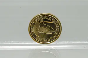 Acheter88 - Duitsland 14 Krt gouden Europa 1999 penning - 2 vliegende duiven? Enchérissez de 50!