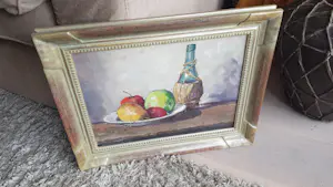 Henk van Leeuwen - olie op doek - stilleven, gesigneerd lo + verso stempel kopen? Bied vanaf 99!