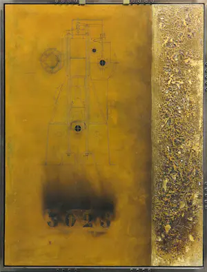 Yves Velter - Gemengde techniek, Zonder titel - Ingelijst (Groot) kopen? Bied vanaf 400!