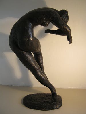 Brons (Onbekend) - Zeer zwaar brons sculptuur van een naakte ballerina kopen? Bied vanaf 300!