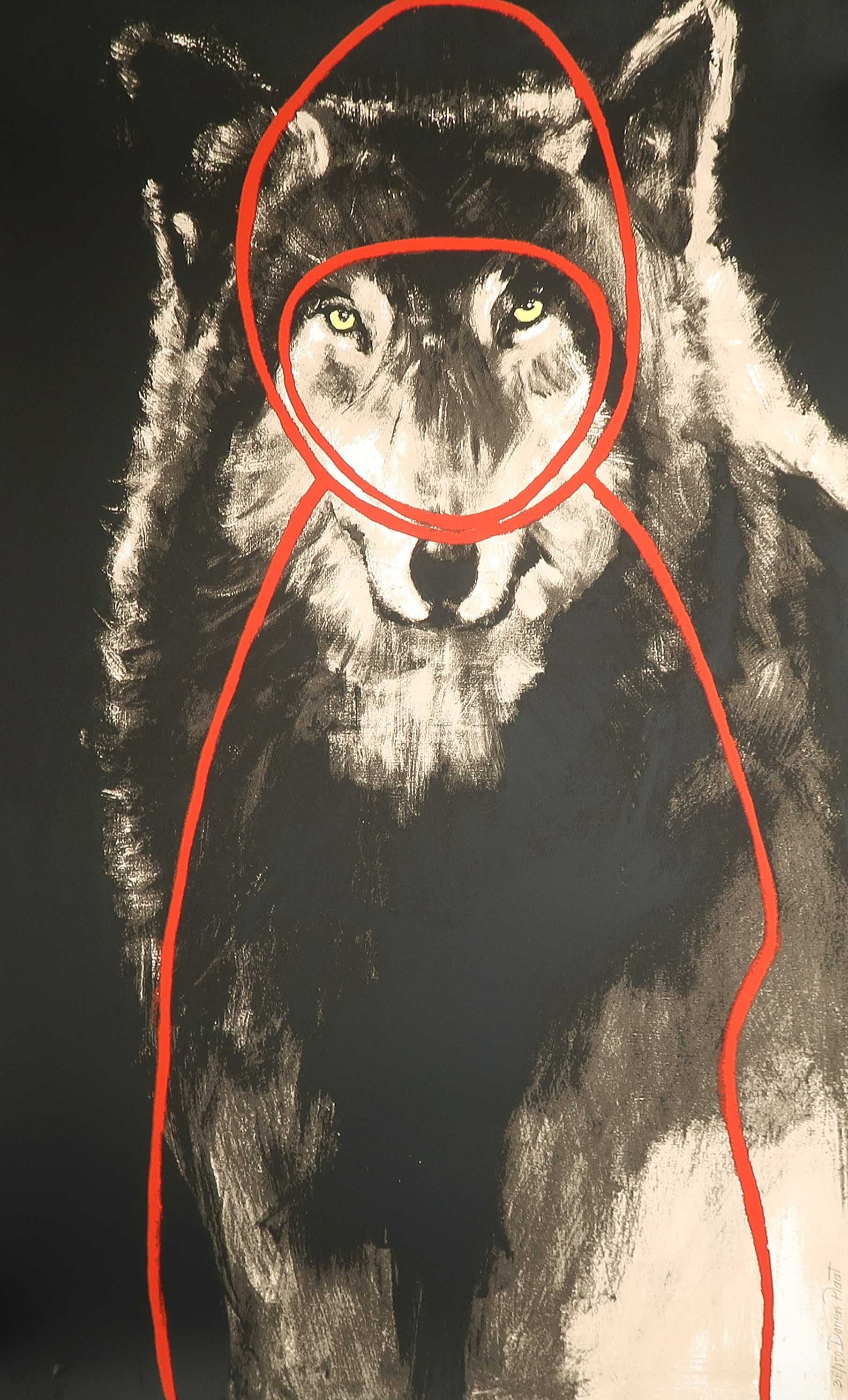 Dorien Plaat - Zeefdruk, Little red riding hood kopen? Bied vanaf 150!