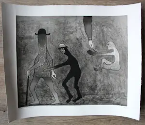 Harry van Kruiningen - Ets: de zakkenroller en de bedelaar kopen? Bied vanaf 59!