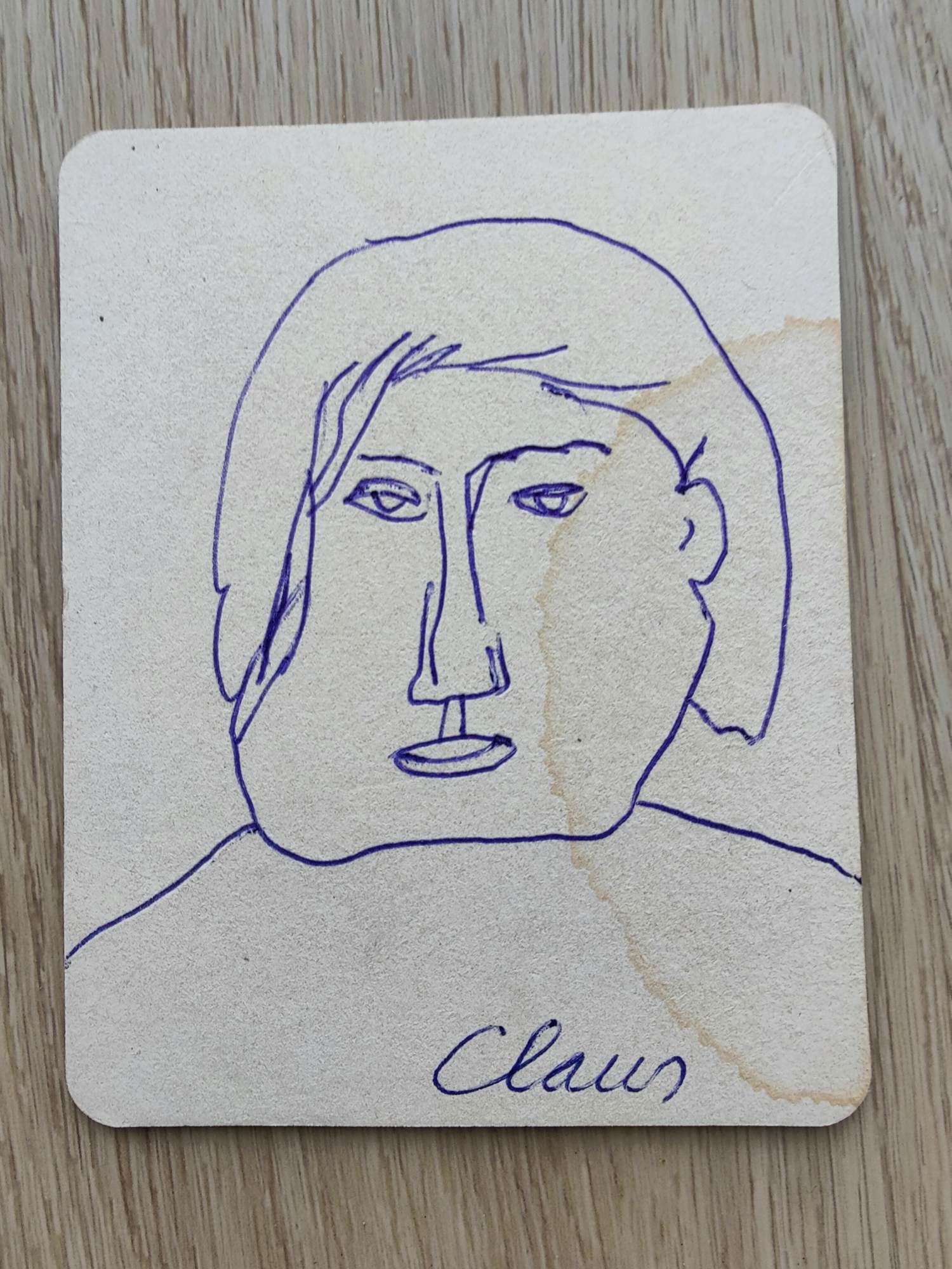 Hugo Claus - Hoofd verkocht voor € 40!