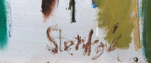 Han Sterk - Olieverf op paneel, Z.T. Compositie met figuren - Ingelijst (Zeer groot) kopen? Bied vanaf 1!