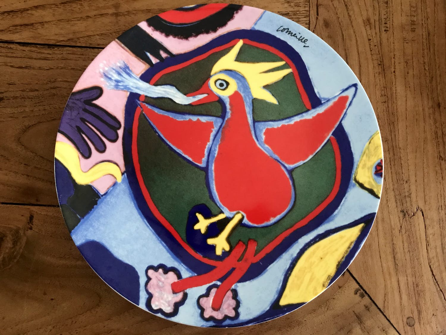 Corneille - Corneille -Vuurvogel- Het originele keramische bord. kopen? Bied vanaf 1!