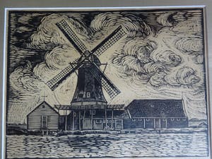 Willem Karel Rees - Molen "De Bonte Hen". kopen? Bied vanaf 40!