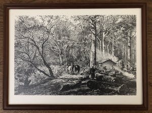 Niet of onleesbaar gesigneerd - Houtbewerkers in het bos kopen? Bied vanaf 1!