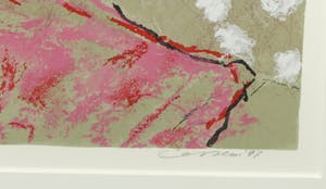 Henk van Vessem - Zeefdruk, Zonder titel - Ingelijst kopen? Bied vanaf 20!