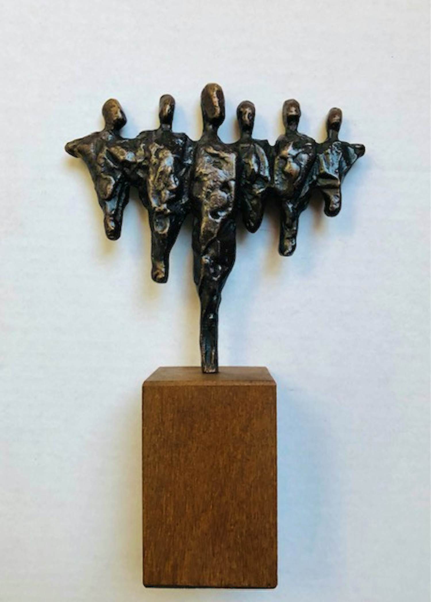 Jos Gielen - Samen - Beeld Brons verkocht voor € 89!