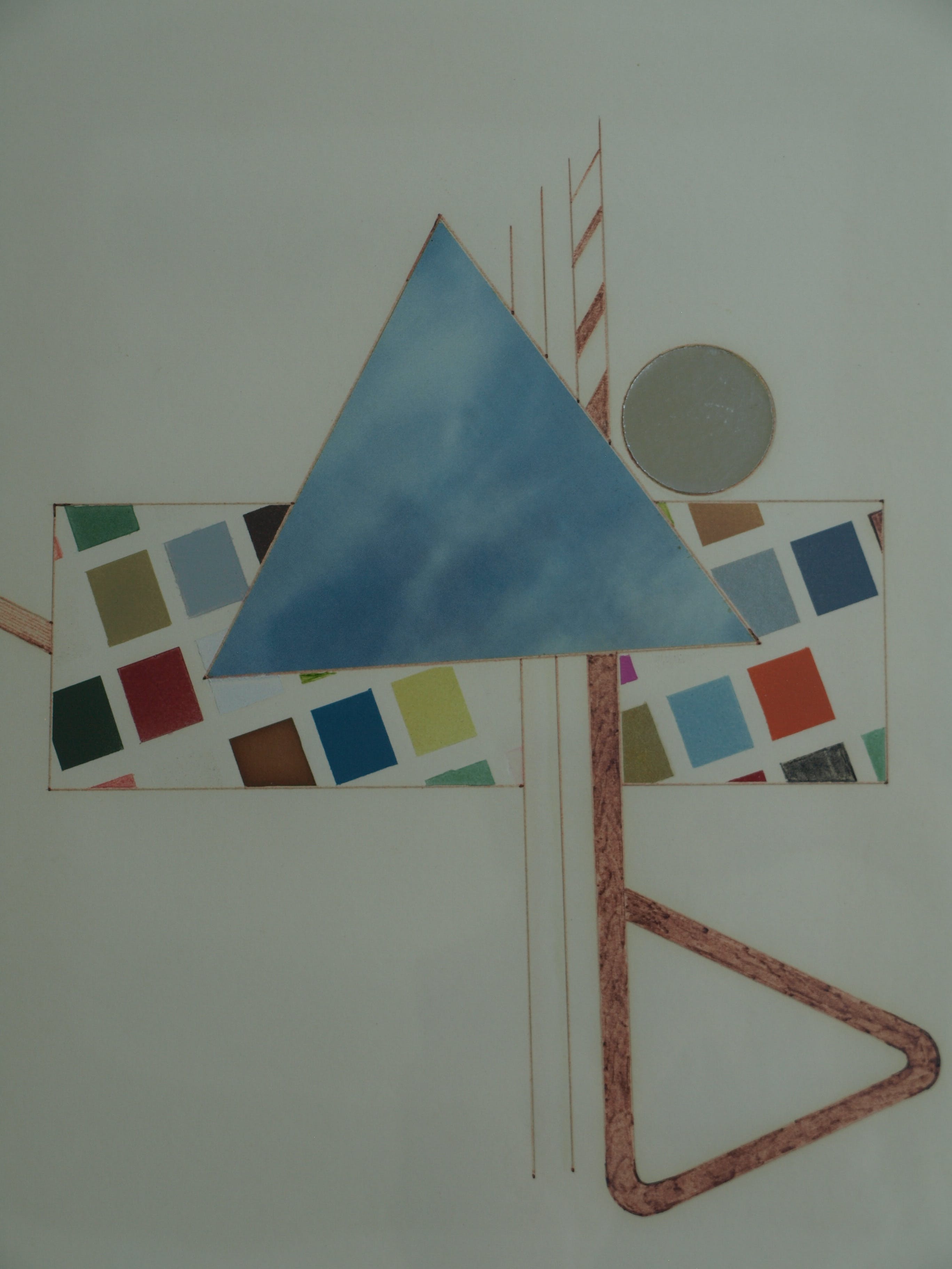 Niet of onleesbaar gesigneerd - Tekening , C – gesigneerd & ingelijst – 1980  kopen? Bied vanaf 1!