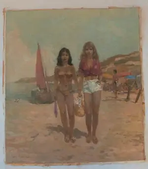 AcheterHarry Maas - 2 vrouwen op strand? Enchérissez de 2000!