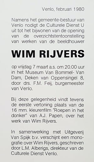 Wim Rijvers - Lente, bronzen beeld (unica, volledig gedocumenteerd) kopen? Bied vanaf 1295!