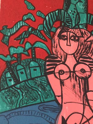 Corneille - Titel Onbekend - Zeefdruk 1982 - Oplage 29/40 kopen? Bied vanaf 175!