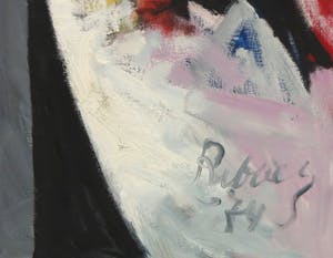 Dirkjan Ribbeling - Olieverf op doek, Zonder titel - Ingelijst (Zeer groot) kopen? Bied vanaf 1!