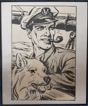 Pieter Kuhn - Kapitein Rob en zijn hond Skip kopen? Bied vanaf 30!