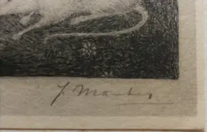 Jan Mankes - Witte muizen. Heliogravure. kopen? Bied vanaf 1!