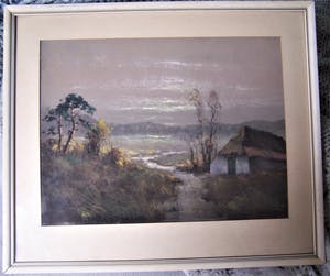 Gerard Cox (jr.) - Landschap met schaapskooi. kopen? Bied vanaf 40!