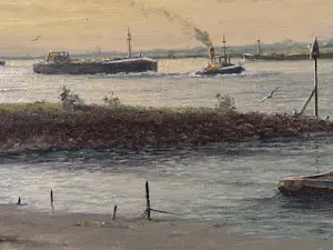 Herman Wijngaard - Gezicht op de IJssel kopen? Bied vanaf 150!