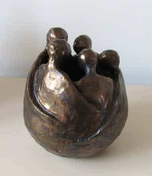 Niet of onleesbaar gesigneerd - Studio keramische sculptuur verkocht voor € 1!