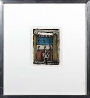 Michel van Overbeeke - Kleurenets, Zonder titel verkocht voor € 1!