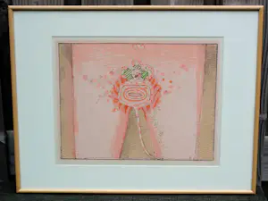 Co Westerik - Ingelijste zeefdruk: geboorte I - 1979 (kleine oplage van 18 stuks!) kopen? Bied vanaf 150!