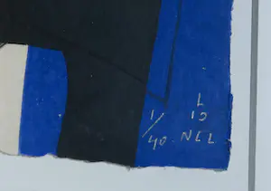 Lionel Perrotte - Carborundum, Zonder titel - Ingelijst kopen? Bied vanaf 1!