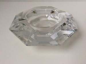 Val-Saint-Lambert - Octagonale kristallen asbak - gesigneerd kopen? Bied vanaf 20!