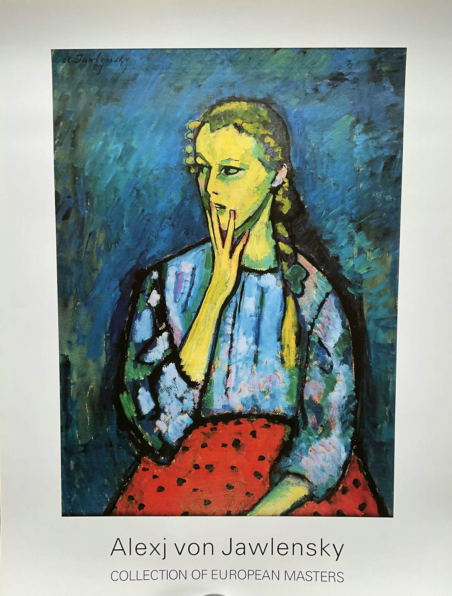 Alexej von Jawlensky - Mädchen Porträt, gesigneerd in de druk kopen? Bied vanaf 40!