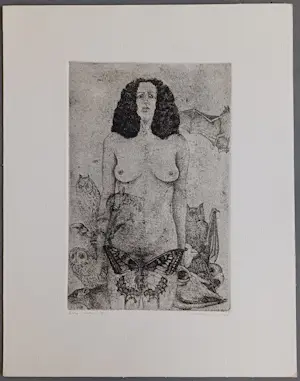 Clary Mastenbroek - kleine huisdieren -gesigneerde ets kopen? Bied vanaf 79!