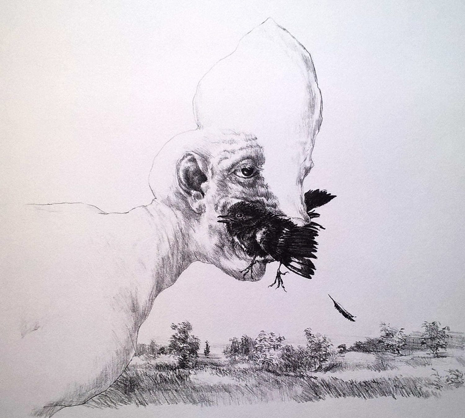 Peter Vos - Schiereiland melancholie- gesigneerde litho kopen? Bied vanaf 70!