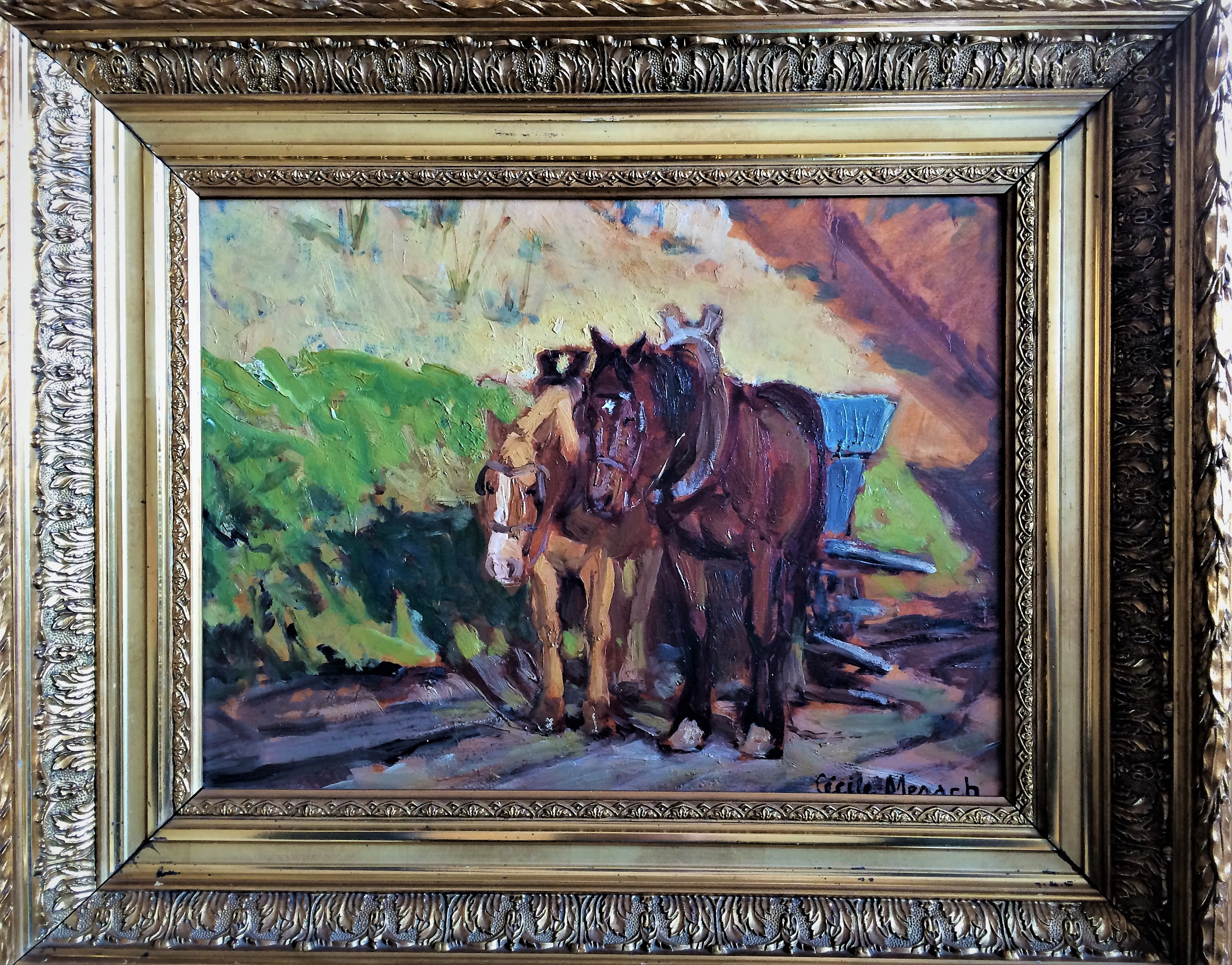 Cécile Mersch - Trekpaarden met kar kopen? Bied vanaf 129!