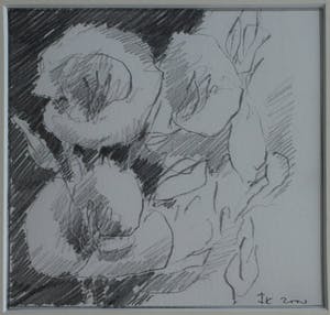 Fon Klement - Ingelijste tekening , Bloemstilleven 5 - 2000 kopen? Bied vanaf 50!
