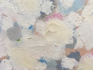 Roel Elzinga - Olieverf op doek, Abstracte compositie - Ingelijst kopen? Bied vanaf 50!