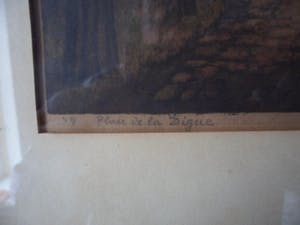 Alfred van Neste - Kleuren ets,straatje te Brugge kopen? Bied vanaf 15!