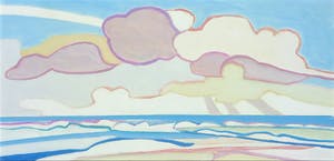 Paul Overhaus - Olieverf op paneel, Zonder titel - Ingelijst kopen? Bied vanaf 80!