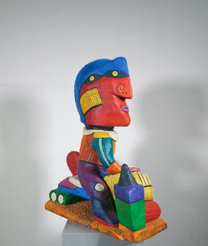 Clemens Briels - Groot sculptuur, The mower of Croix de Chenevaux kopen? Bied vanaf 800!