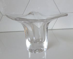 Max Verboeket - Blankglazen dikwandige vaas uit de Twen serie kopen? Bied vanaf 25!