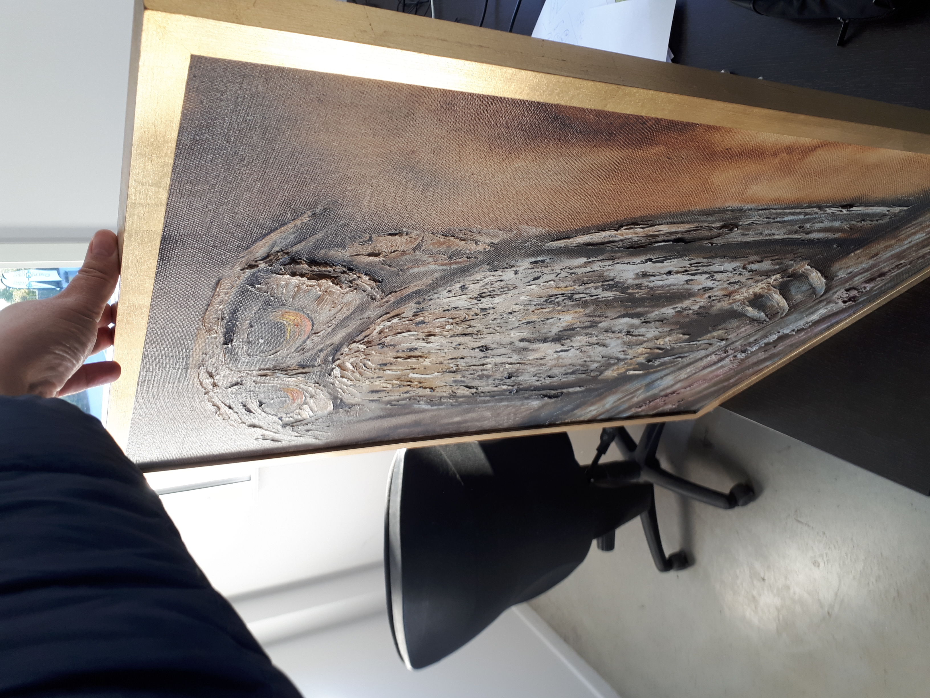 Alfons Van Meirvenne - Uil zittend op tak.  kopen? Bied vanaf 950!