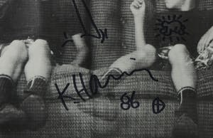 Keith Haring - Originele tekening op boekcover (incl. tentoonstellingscatalogus) - Ingelijst kopen? Bied vanaf 1!