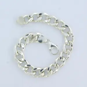 Zilveren schakel armband - 14.3 gram - 19.5 cm lang kopen? Bied vanaf 75!