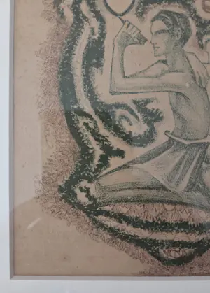 Richard Roland Holst - Voorblad Houtsnijdersnummer Wendingen. Figuren. kopen? Bied vanaf 79!