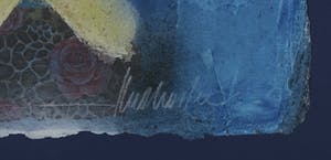 Theo Koster - Zeefdruk en collage, Zonder titel - Ingelijst kopen? Bied vanaf 35!