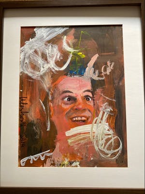 Peter Klashorst - Zelfportret kopen? Bied vanaf 90!