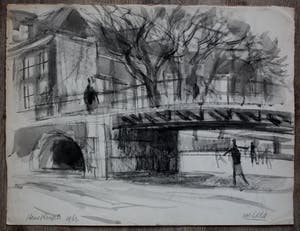 Hans Vleugels - Krijttekening: Voor Lida - 1963 kopen? Bied vanaf 49!