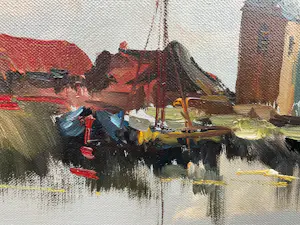 Jan Kelderman - Dorpsgezicht. kopen? Bied vanaf 100!