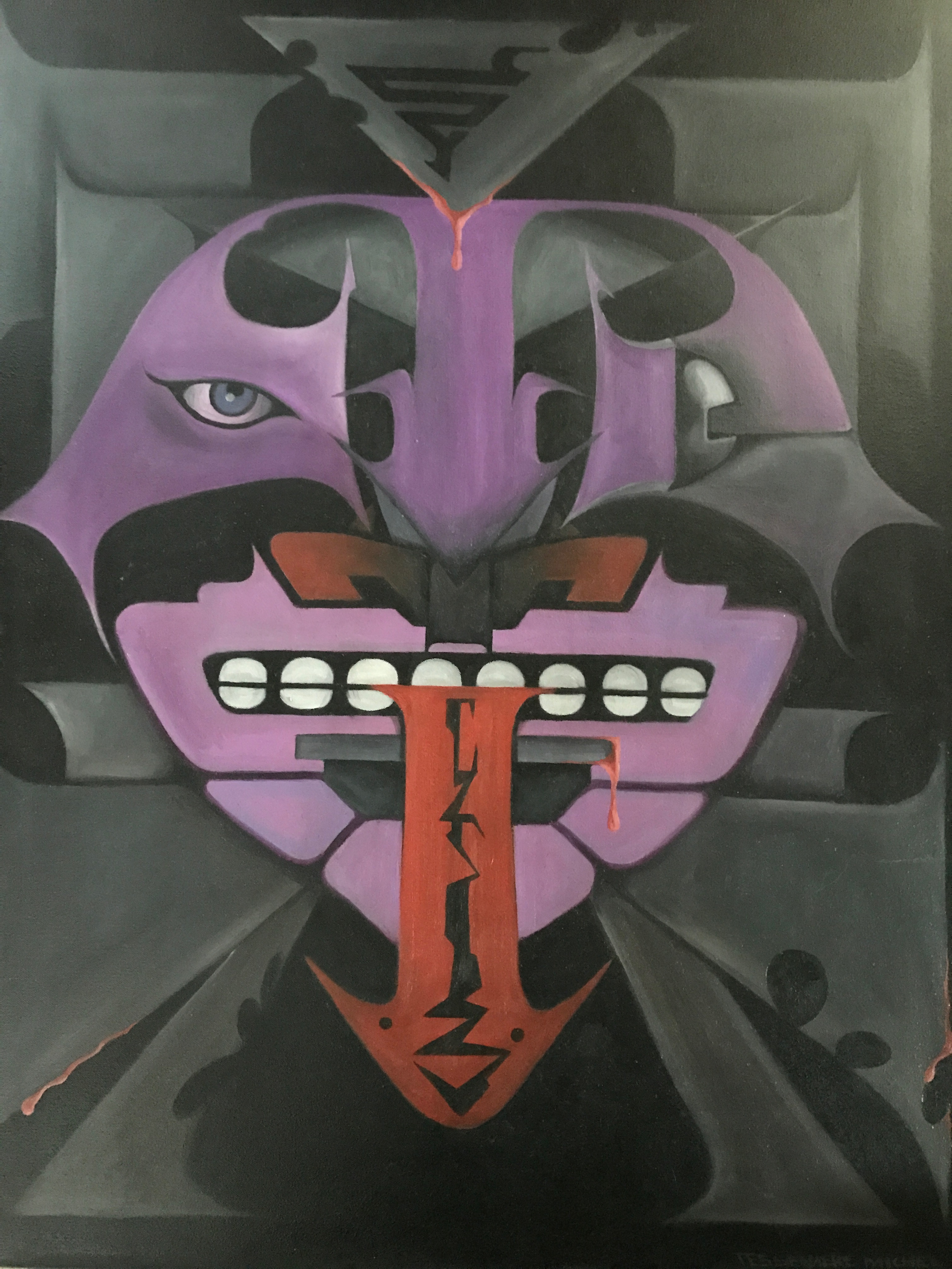 Niet of onleesbaar gesigneerd - Origineel werk - Neo Inca - 1994 kopen? Bied vanaf 1!