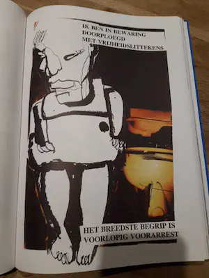 Herman Brood - Woedend licht uit 2000, inclusief zeefdruk, ingelijst kopen? Bied vanaf 100!