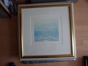 Reinoud Kuipers - Houtsnede, Water - Ingelijst kopen? Bied vanaf 20!